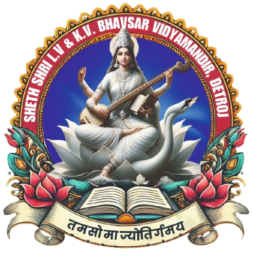 Sheth Shri L.V & K.V. Bhavsar Vidyamandir Logo